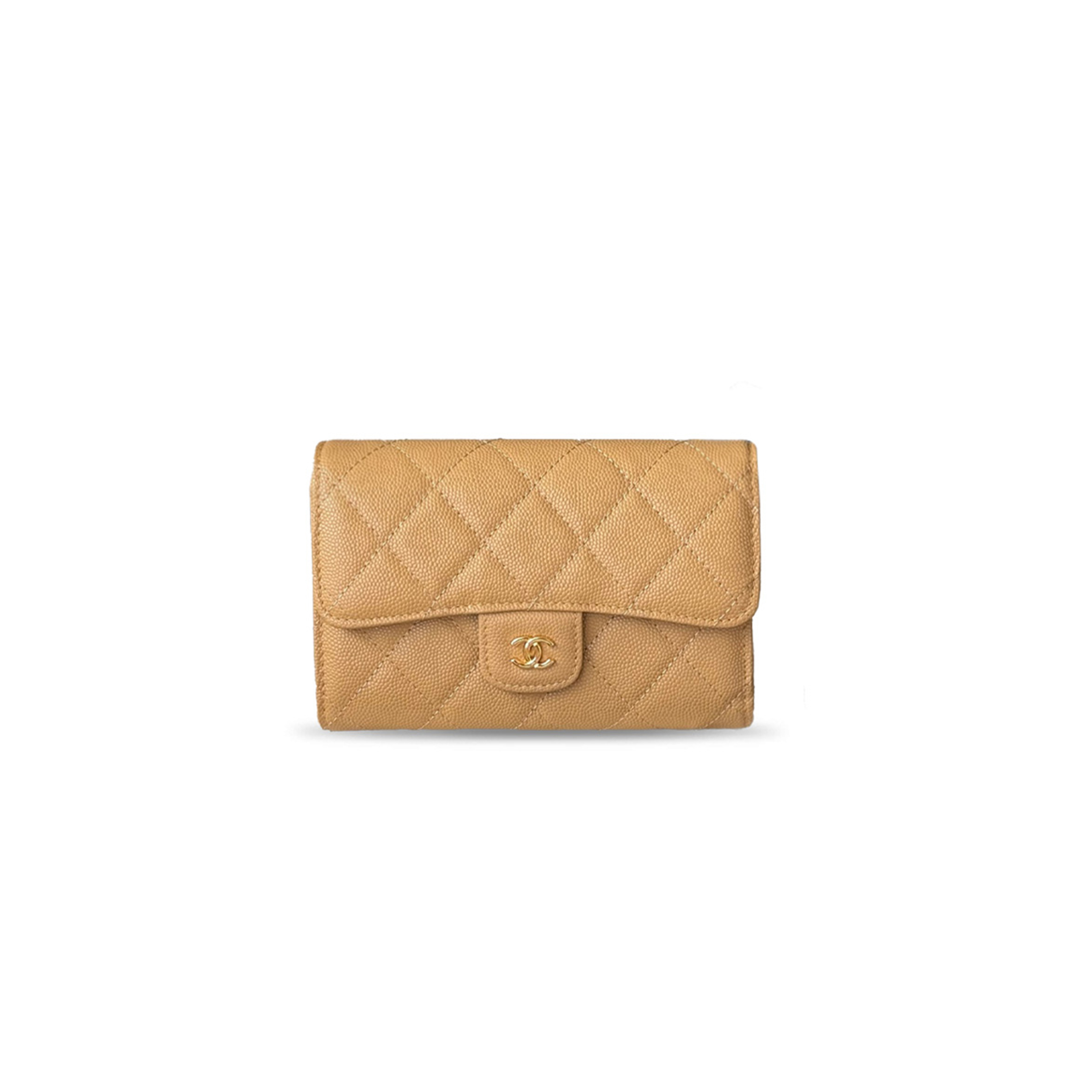 CHANEL CAVIAR QUILTED FLAP WALLET AP0230 (15*11*3.5cm)